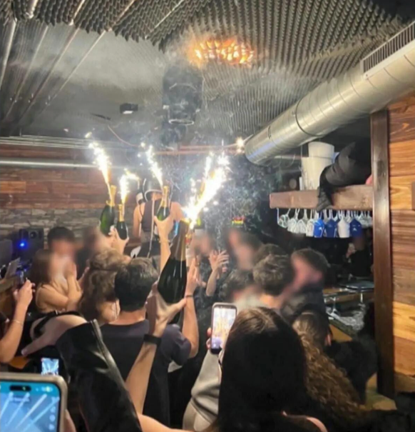 Les images pourraient révéler qui est à l'origine du défilé de bouges incandescentes au Constellation