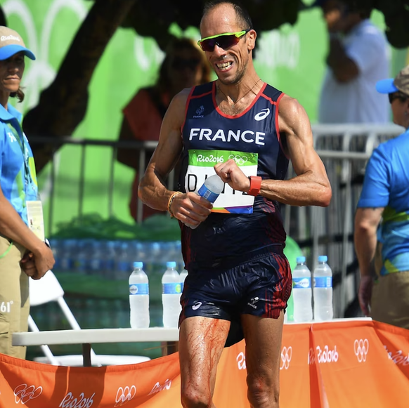 Aux JO de Rio en 2016, le Français Yohann Diniz avait été victime de terribles problèmes intestinaux qui lui avaient niqué sa course.