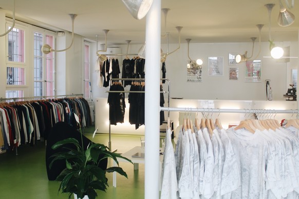 La nouvelle boutique de Numa Supply, à Lausanne, au Flon, spécialisé dans le t-shirt vintage.