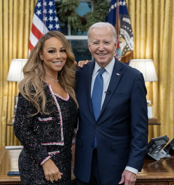 Mariah Carey et Joe Biden