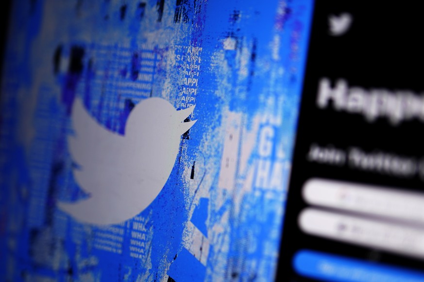 The Twitter splash page is seen on a digital device, Monday, April 25, 2022, in San Diego. Twitter reported a quarterly loss Friday, July 22, as revenue slipped even as user numbers climbed. (AP Photo ...