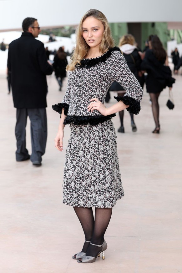 Lily-Rose Depp au défilé Chanel Haute Couture Printemps-été 2025