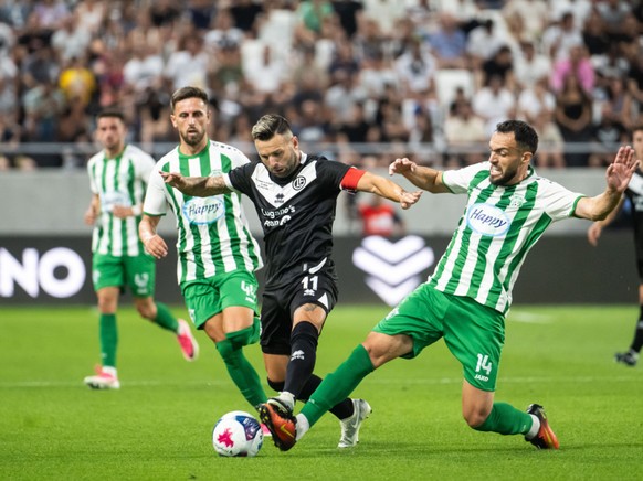 Renato Steffen a été l'unique buteur pour le premier match de Lugano dans son nouveau stade.