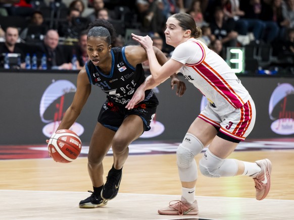 Nia Clouden (à gauche) et Elfic ont remporté la Coupe de Suisse samedi