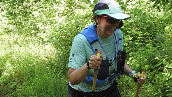 Une participante sur «La ChatGrimpe».