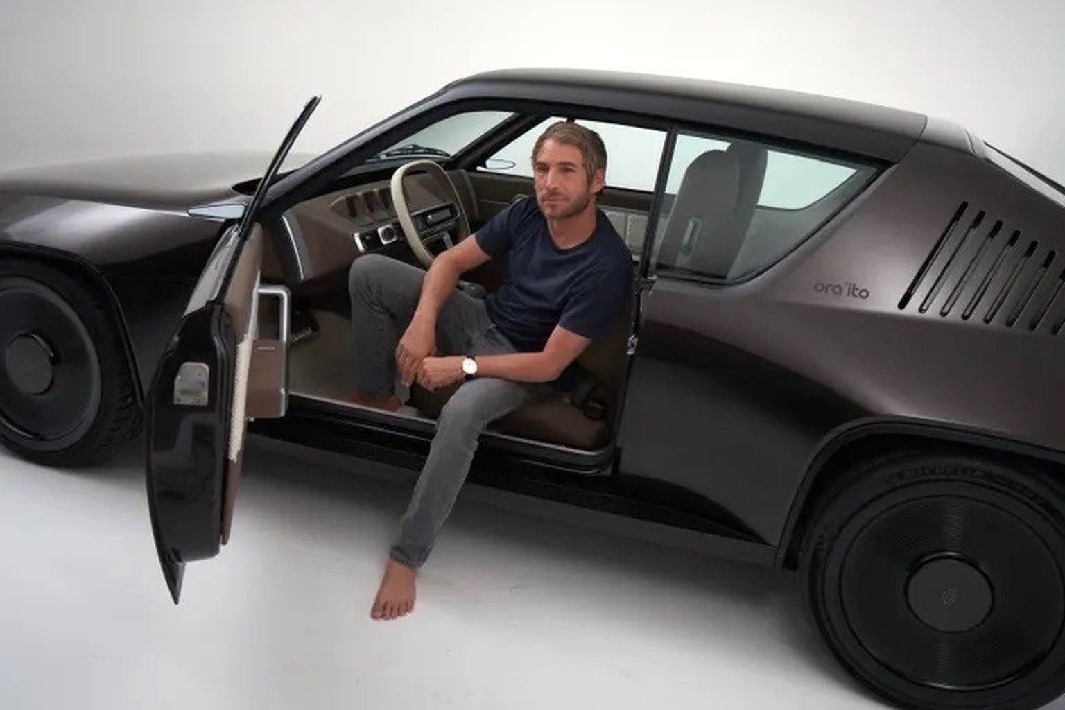 Renault 17 Electric Restomod x Ora Ito 
https://www.renault.co.uk/concept-cars-range/r-17-restomod.html