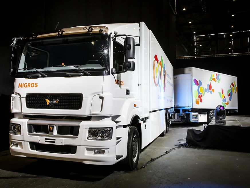 Le premier camion de livraison de 40 tonnes roulant