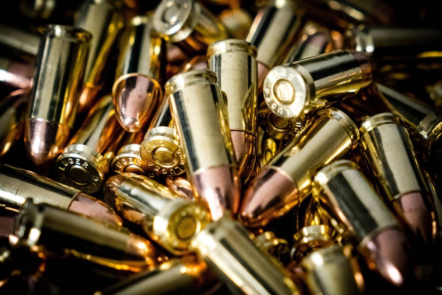 The following text was translated automatically ILLUSTRATIVE - A 9mm Luger cartridge for use in a firearm. The police will switch to new ammunition from the RUAG brand in September, which is safer and ...