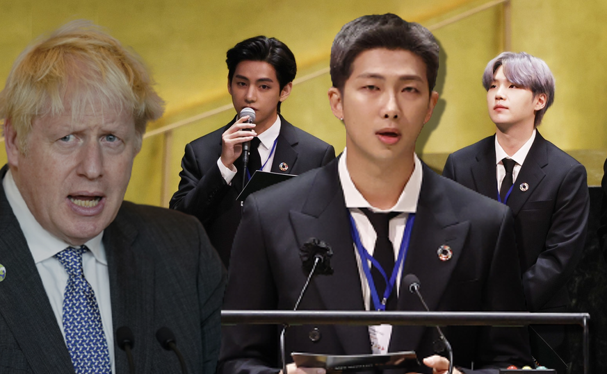 A l'ONU, BTS inspire plus que Boris Johnson