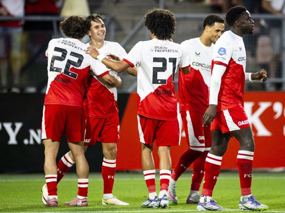 Les joueurs d&#039;Utrecht peuvent se congratuler