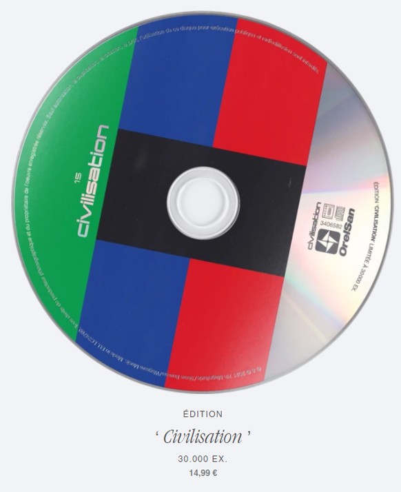 Pour son album Civlisation, Orelsan sort 15 disques différents