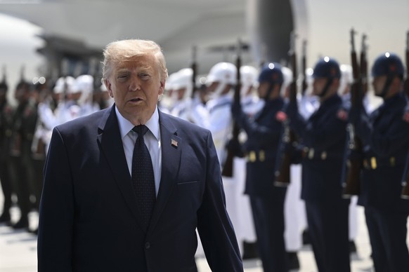 Donald Trump, ici pour le sommet de l'Otan à Ankara, en Turquie, le 7 juillet.
