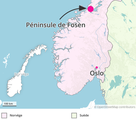 Péninsule de Fosen, Norvège.