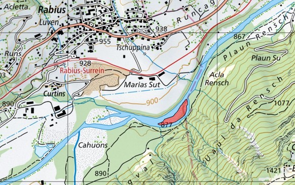 Inseln Rabius Vorderrhein