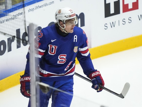 Tage Thompson a inscrit le 1er but américain face à l&#039;Allemagne