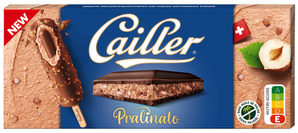 La tablette inspirée de la glace Pralinato.