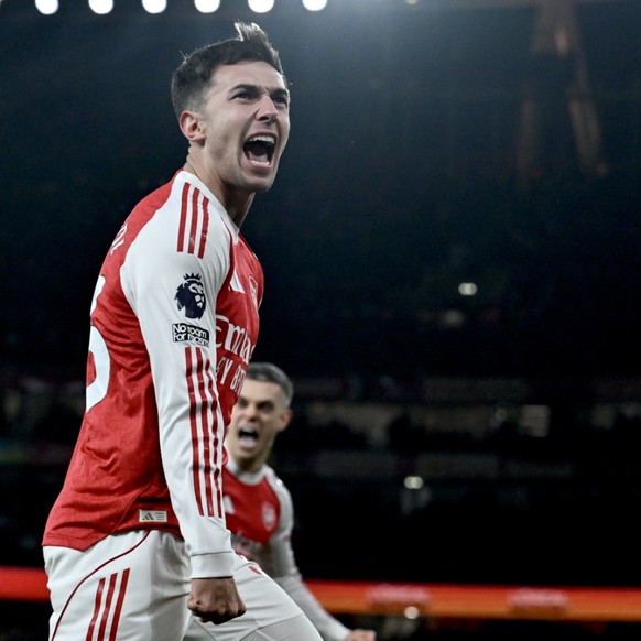 La joie de Martin Zubimendi après son but