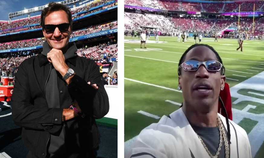 Toutes les stars repérées dans les tribunes du Super Bowl