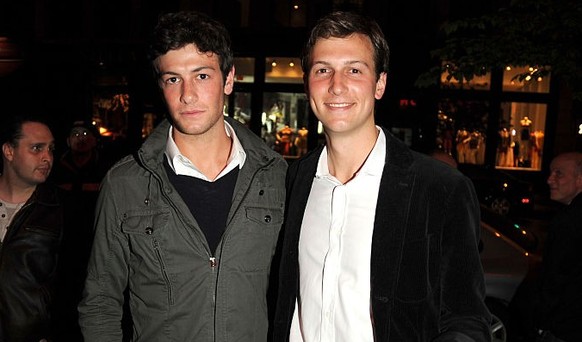 NEW YORK CITY, NY - APRIL 28: Josh Kushner and Jared Kushner attend THE CINEMA SOCIETY &amp; MICHAEL KORS host the after party for "IRON MAN" at The Odeon on April 28, 2008 in New York City. ...