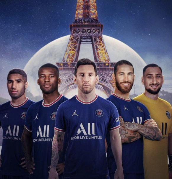 Hakimi, Wijnaldum, Messi, ramos et Donnarumma, les recrues estivales du PSG (pour l'instant).