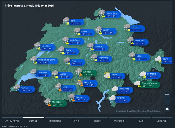 Neige: jusqu’à 50 centimètres attendus ce week-end en Romandie