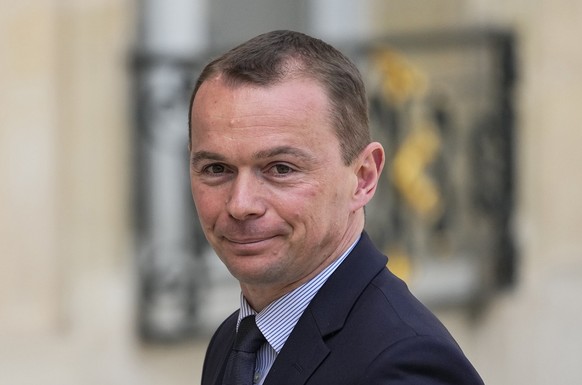 Olivier Dussopt, ministre français du Travail, nommé par Emmanuel Macron le 20 mai 2022.