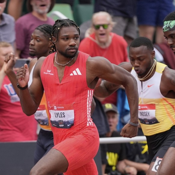Noah Lyles a remporté le 200 m des sélections américaines de Eugene en vue des Mondiaux devant Kenny Bednarek dans une course très serrée.