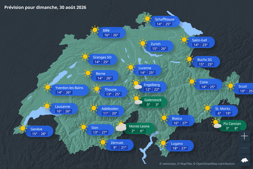 Malgré les fortes précipitations de vendredi, le week-end, lui devrait être parfaitement ensoleillé.