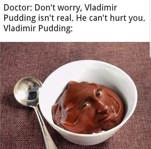 «Le docteur: ne t'inquiète pas, Vladimir Pudding n'existe pas, il ne peut pas te faire de mal.»