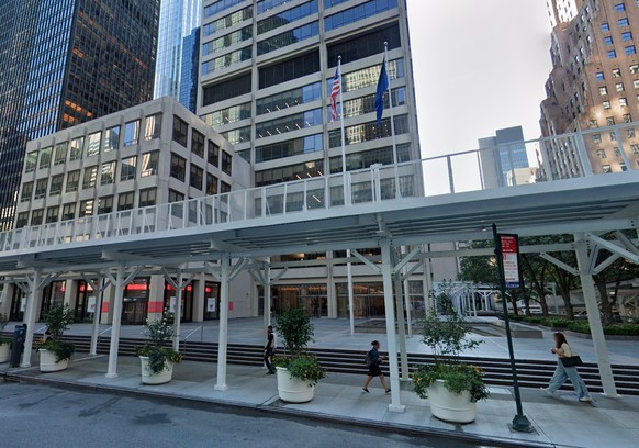Le hall d'entrée du 345 Park Avenue.