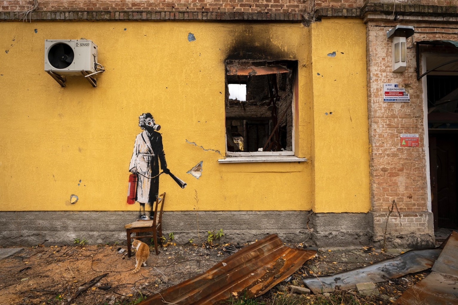 Banksy: Hostomel, Ukraine