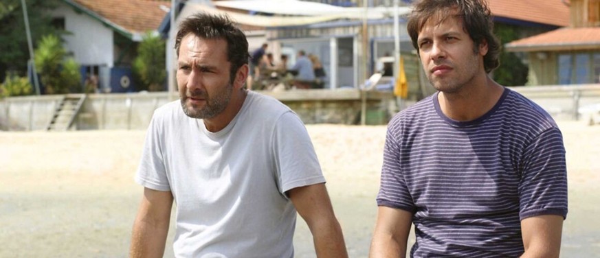 Gilles Lellouche et Laurent Lafitte, dans Les Petits Mouchoirs.