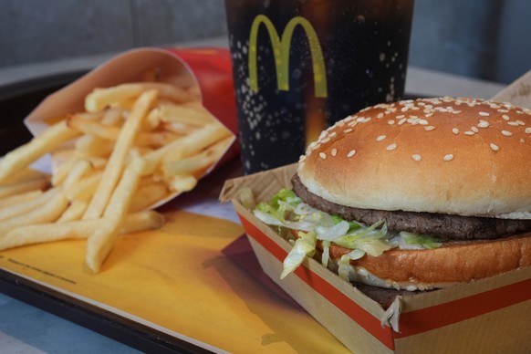 A McDonald&amp;#039;s Big Mac Combo Meal is shown in Detroit, Tuesday, Sept. 2, 2025. (AP Photo/Paul Sancya)