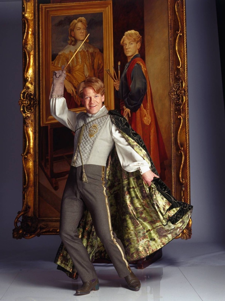 Kenneth Brannagh Kenneth Branagh as Professor Gideon Lockhart in Warner Bros. Pictures Harry Potter and the Chamber of Secrets . Photograph, Credit: Warner Bros / Avalon USA, Los Angeles PUBLICATIONxN ...