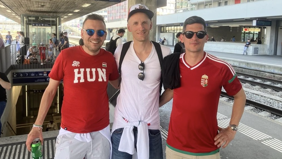 «Ihr seid eine Eishockey-Nation» Ungarns Fans sind zufrieden.