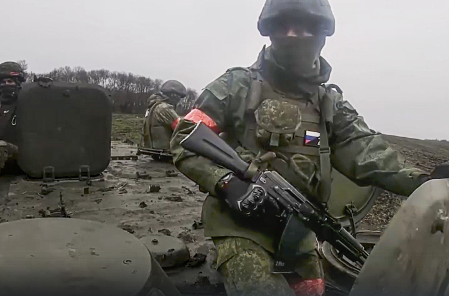 Troupes russes déployées en Ukraine, novembre 2022.
