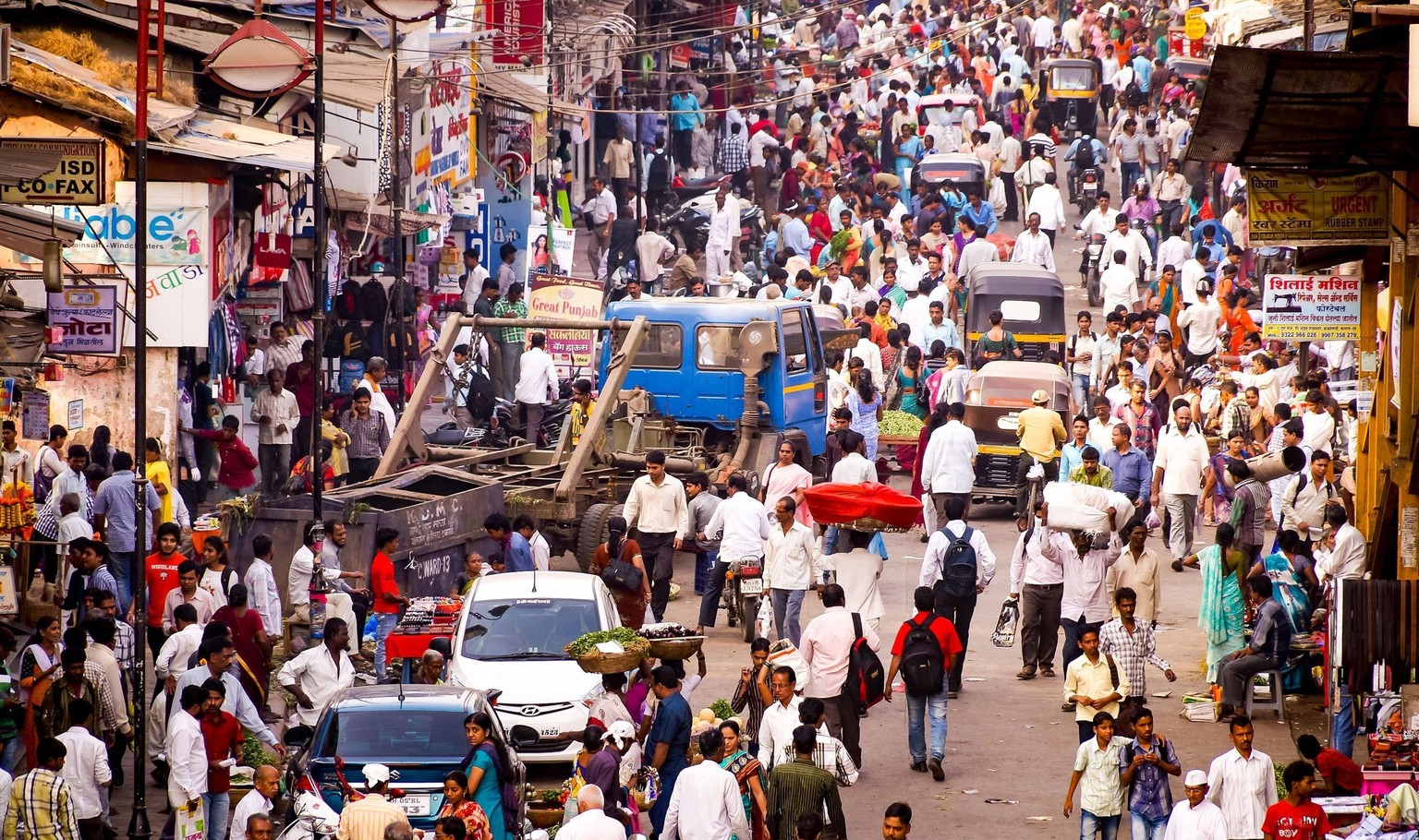 En 2073, l'Inde comptera près de 1,7 milliard d'habitants.