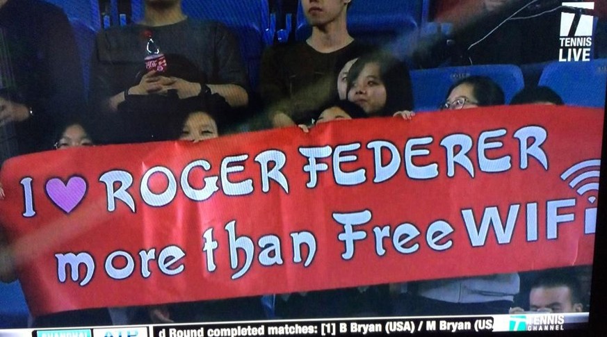 I Love Roger Federer More Than Free Wifi