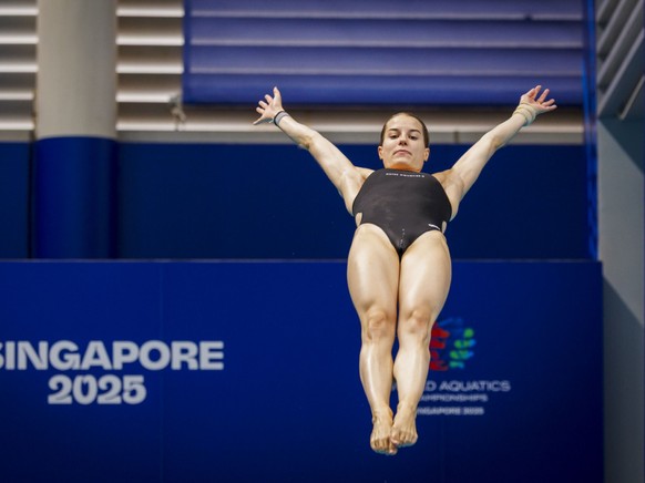 Michelle Heimberg a décroché une superbe 5e place à 1 m aux Mondiaux de Singapour