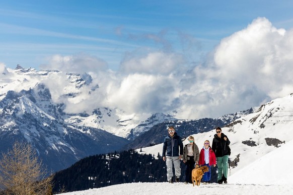 Balade à pied au coeur de la nature enneignée