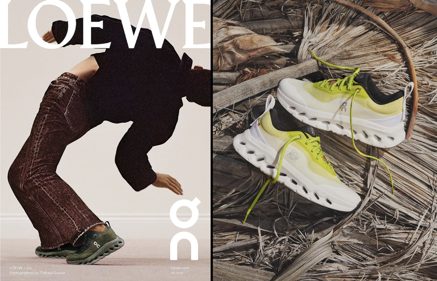 Collaboration ON et Loewe, en 2024.