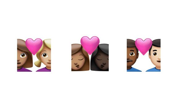 Couples mixtes dans les émojis iPhone pour l&#039;iOS 14.5.