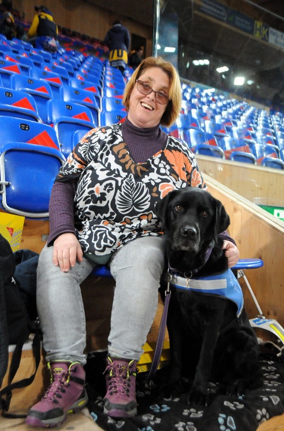 Janine Mauchle et Alf, une complicité jusque dans les patinoires.