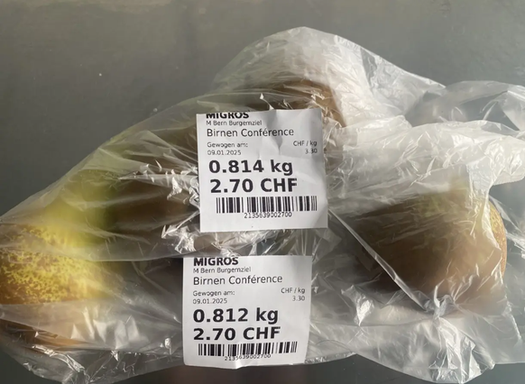 Un code-barre classique chez Migros