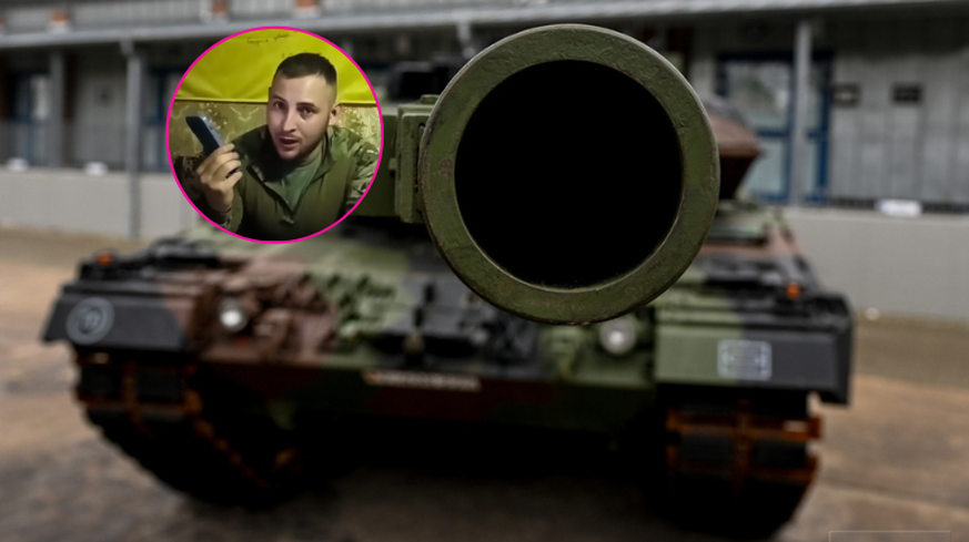 Un Ukrainien demande de l&#039;aide à un Russe pour réparer un char.