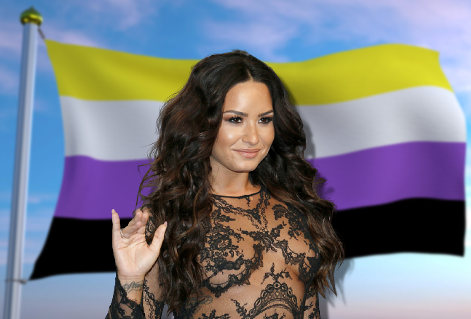 La pop star Demi Lovato se déclare désormais comme non-binaire. watson