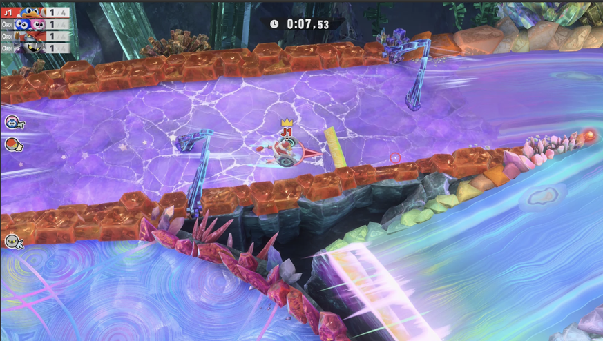 Kirby Air Riders, vu aérienne du jeu