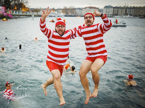 La nage en hiver lors de la Coupe de No�l � Gen�ve rejoint le patrimoine culturel suisse (archives).