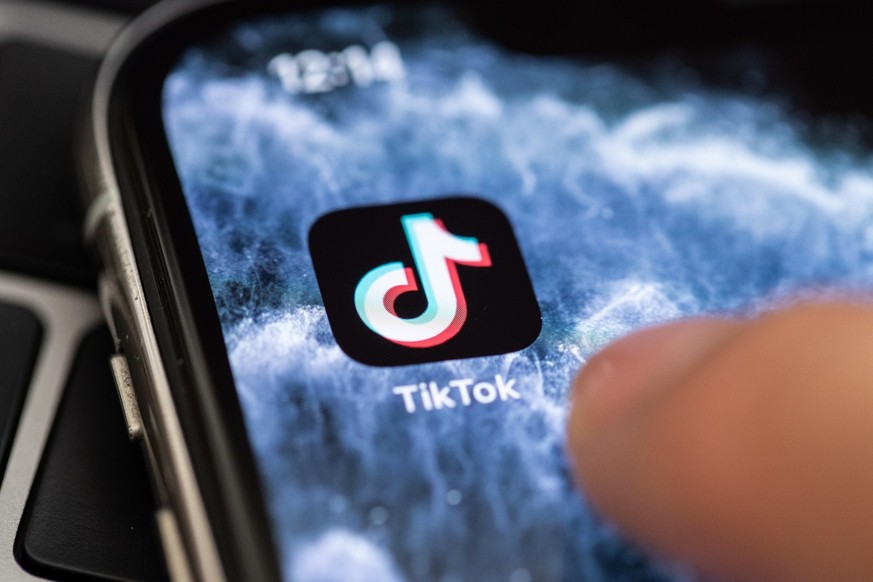 A close-up shows an application &#039;TikTok&#039; on a smart phone in Berlin, Germany, 07 July 2020.