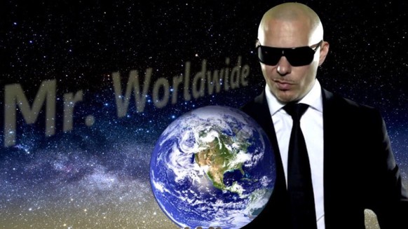 Pitbull rappeur Mr Worldwide meme